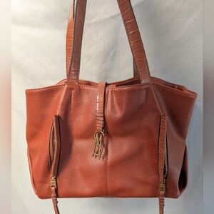 Steve Madden Cognac Leather Tote